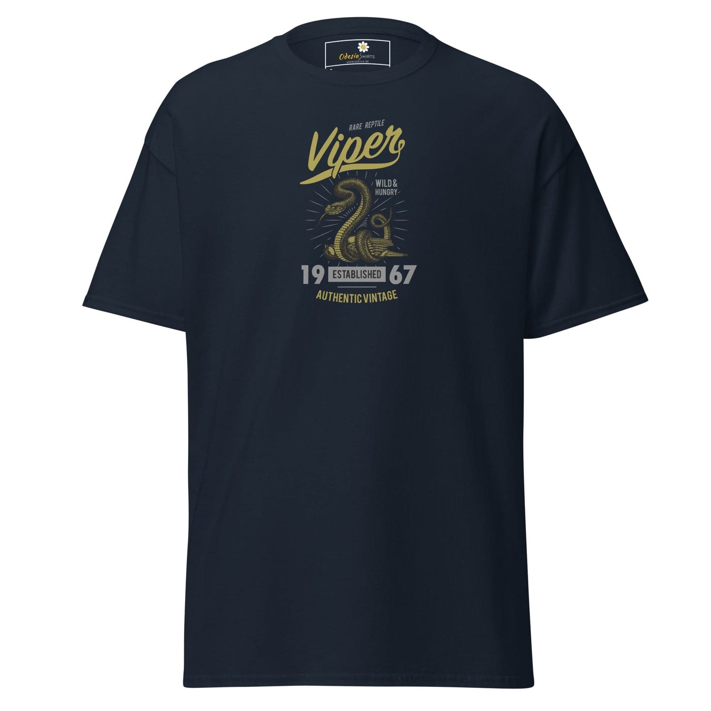 Navy blue T-shirt displayed from the T-SHIRT DESIGN TEE collection for men and women
