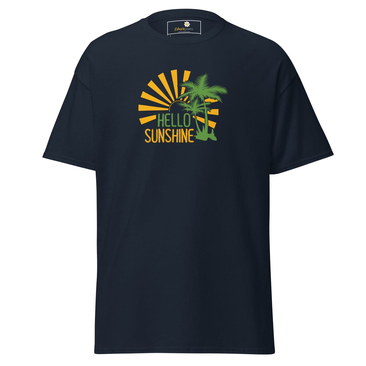 Unisex classic t-shirt - SUMMER HELLO SUNSHINE - REGULAR - Navy / S