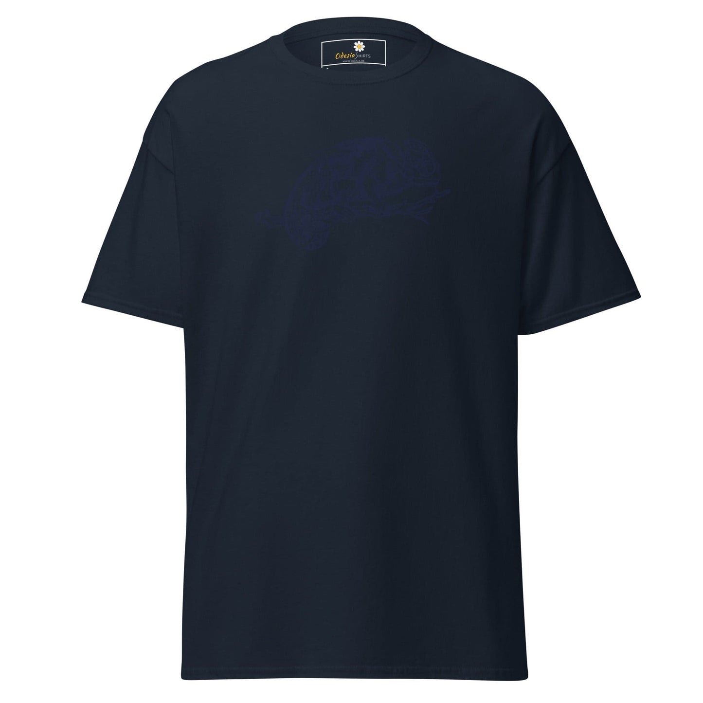 Navy blue T-shirt displayed from the T-SHIRT DESIGN TEE MAN WOMAN S-XL product line