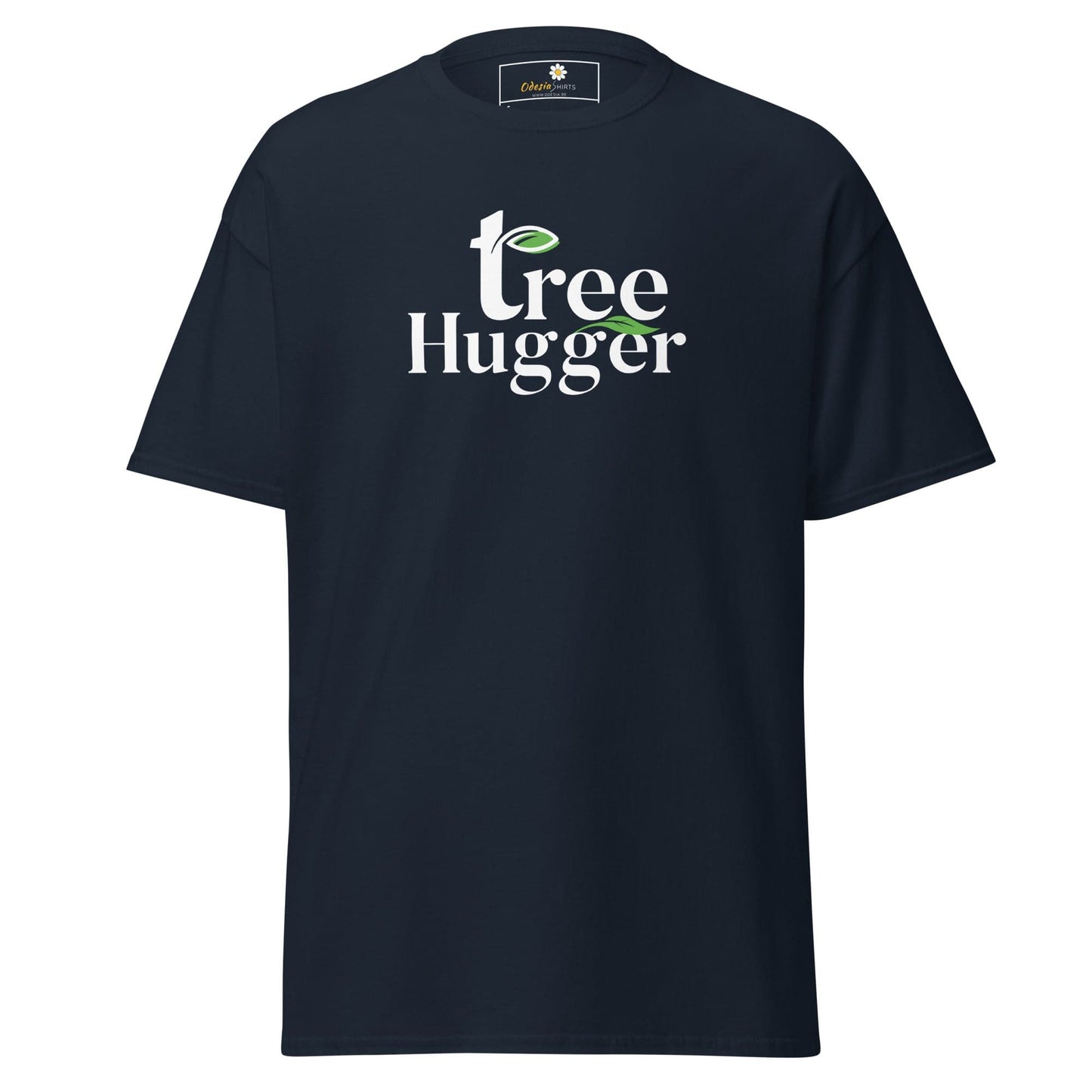 Unisex classic t-shirt - ECOLOGY TREE HUGGER - REGULAR - Navy / S