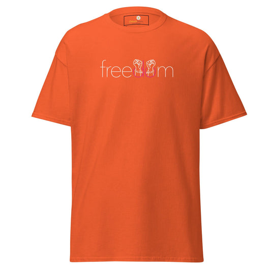 Unisex classic t-shirt - MISC FREEDOM - REGULAR - Orange / S