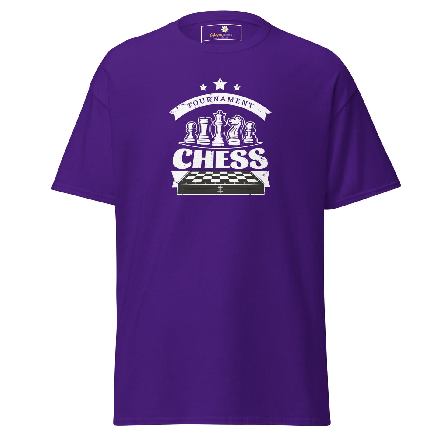 Unisex classic t-shirt - GAMERS CHESS PLAY - REGULAR - Purple / S