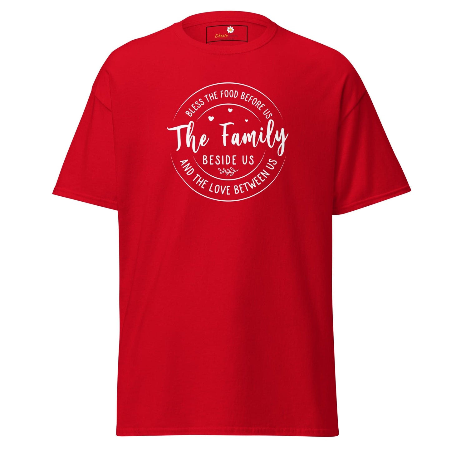 Unisex classic t-shirt - SPIRITUAL BLESS THE FAMILY - REGULAR - Red / S