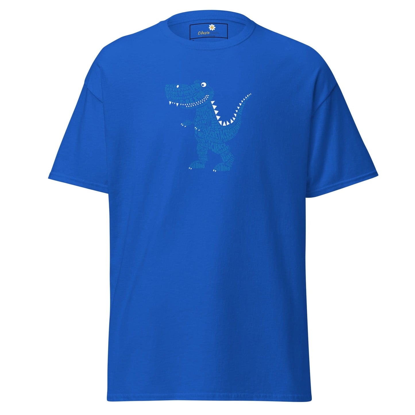 Unisex classic t-shirt - FUN LITTLE DINO - REGULAR - Royal / S
