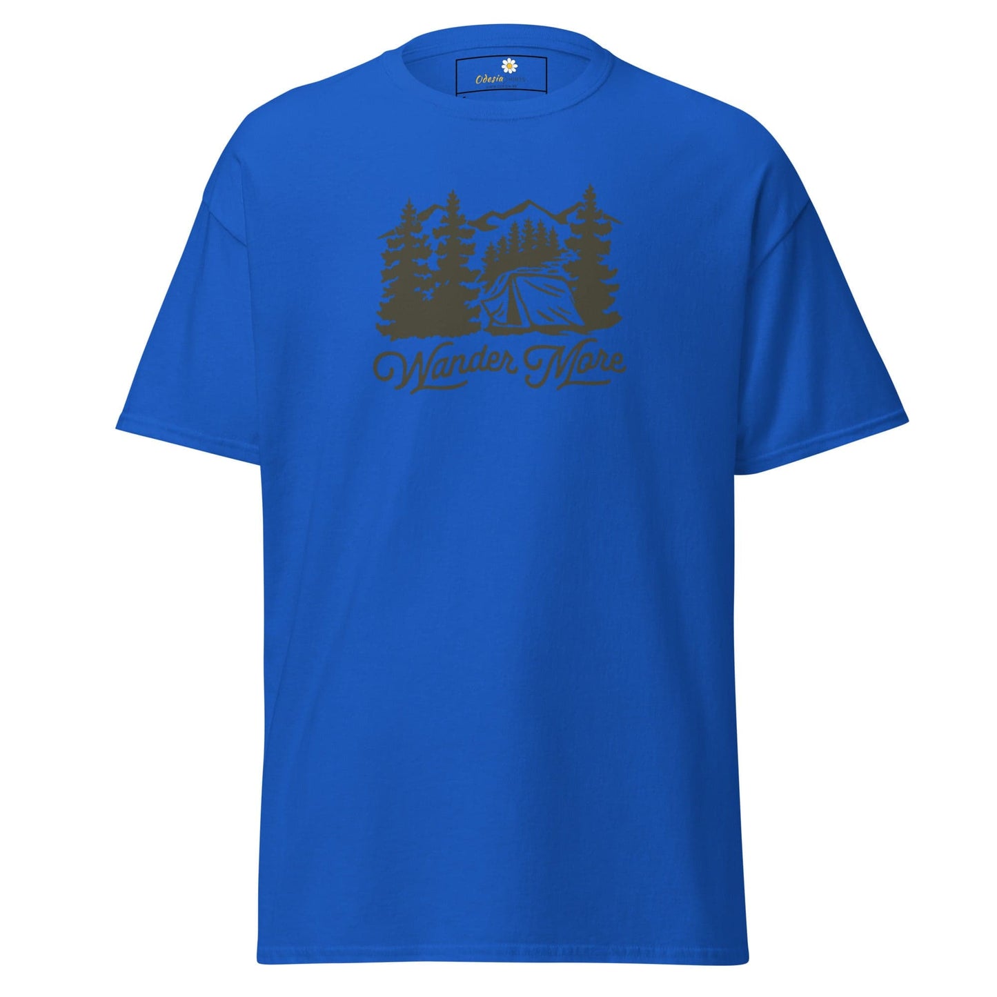Unisex classic t-shirt - ADVENTURE OUTDOORS WANDER - REGULAR - Royal / S