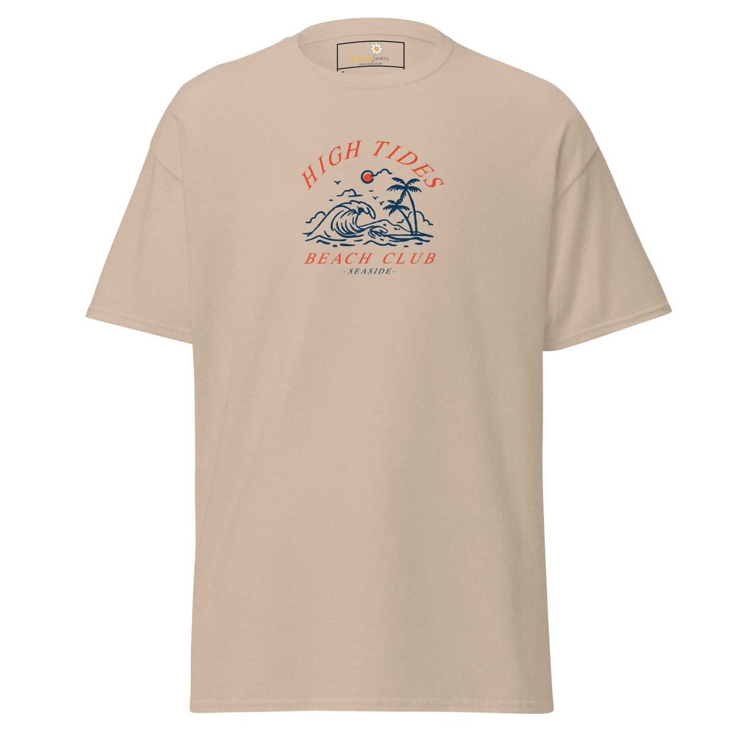 Unisex classic t-shirt - SUMMER HIGH TIDES BEACH CLUB - REGULAR - Sand / S