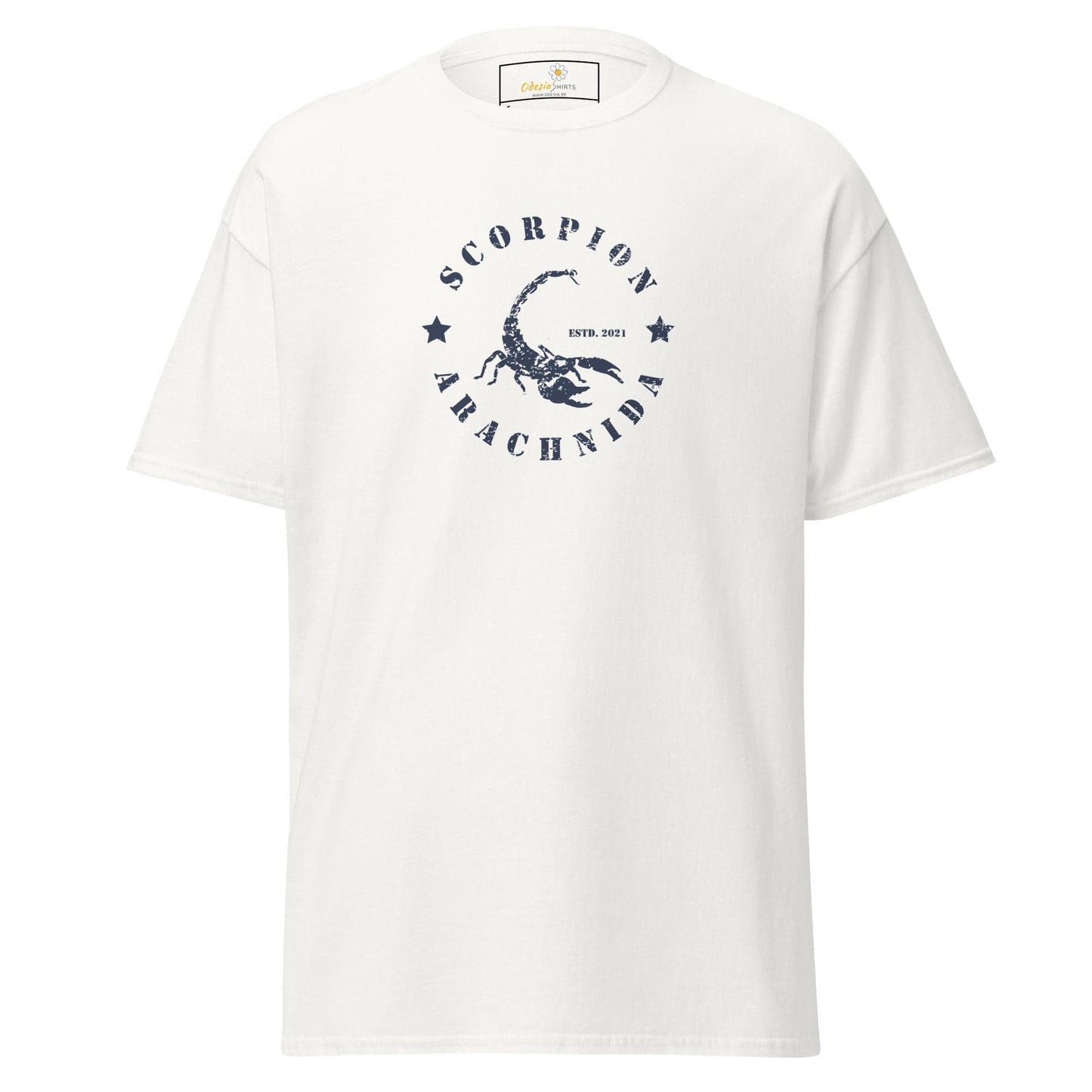 Unisex classic t-shirt - WILD LIFE SCORPION - REGULAR - White / S