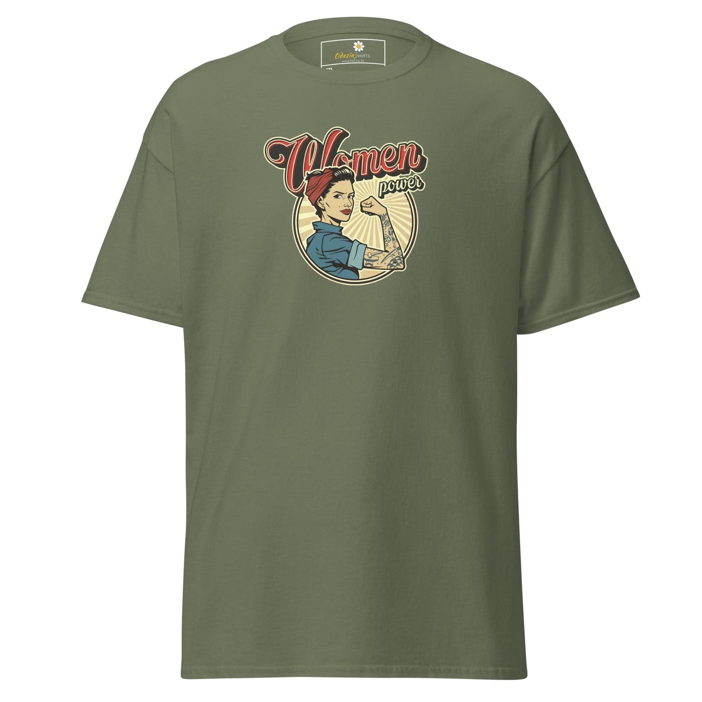 T-shirt Design Tee • Men / Women • [2xl-5xl] - Military Green / 2xl